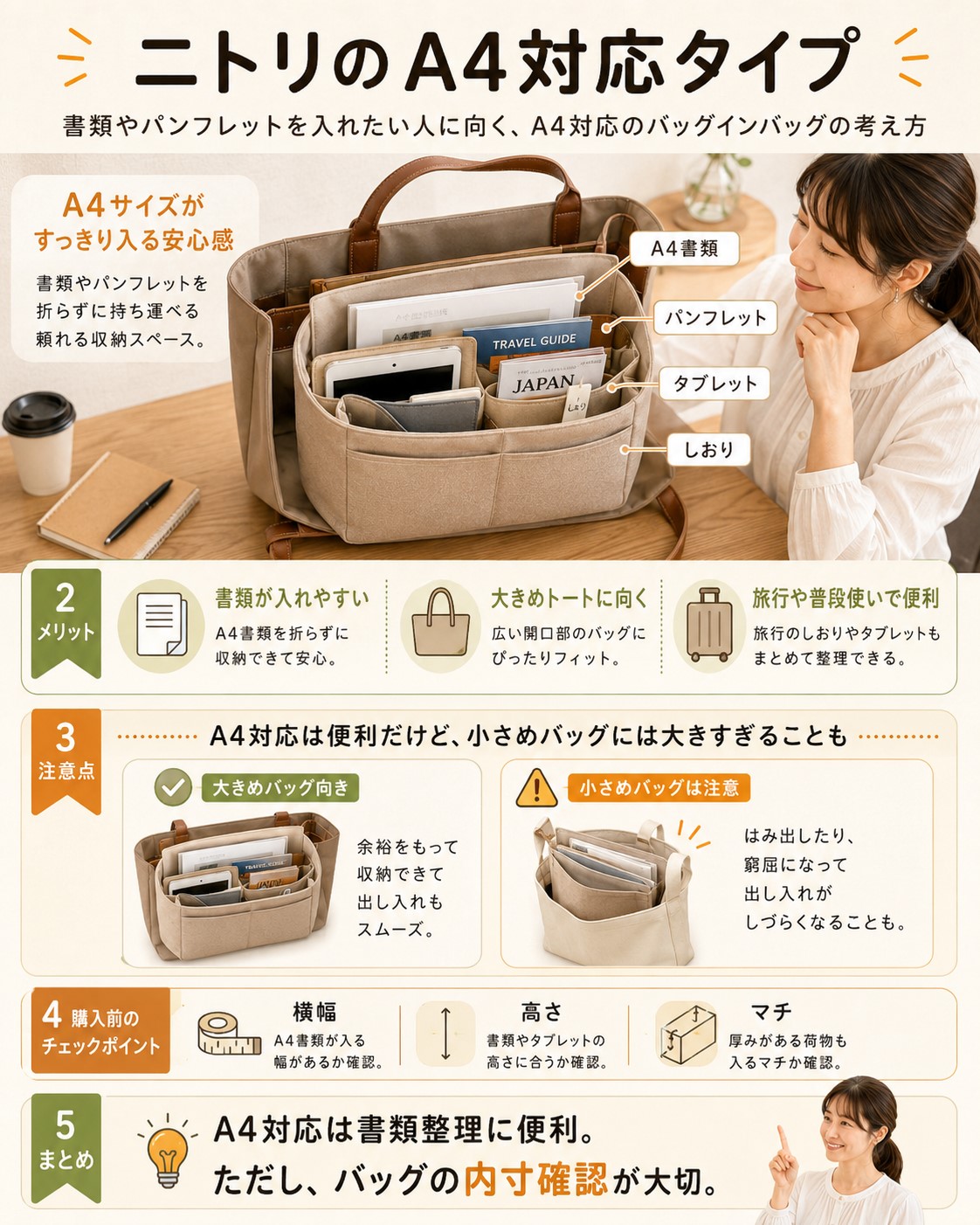 ニトリのA4対応タイプ