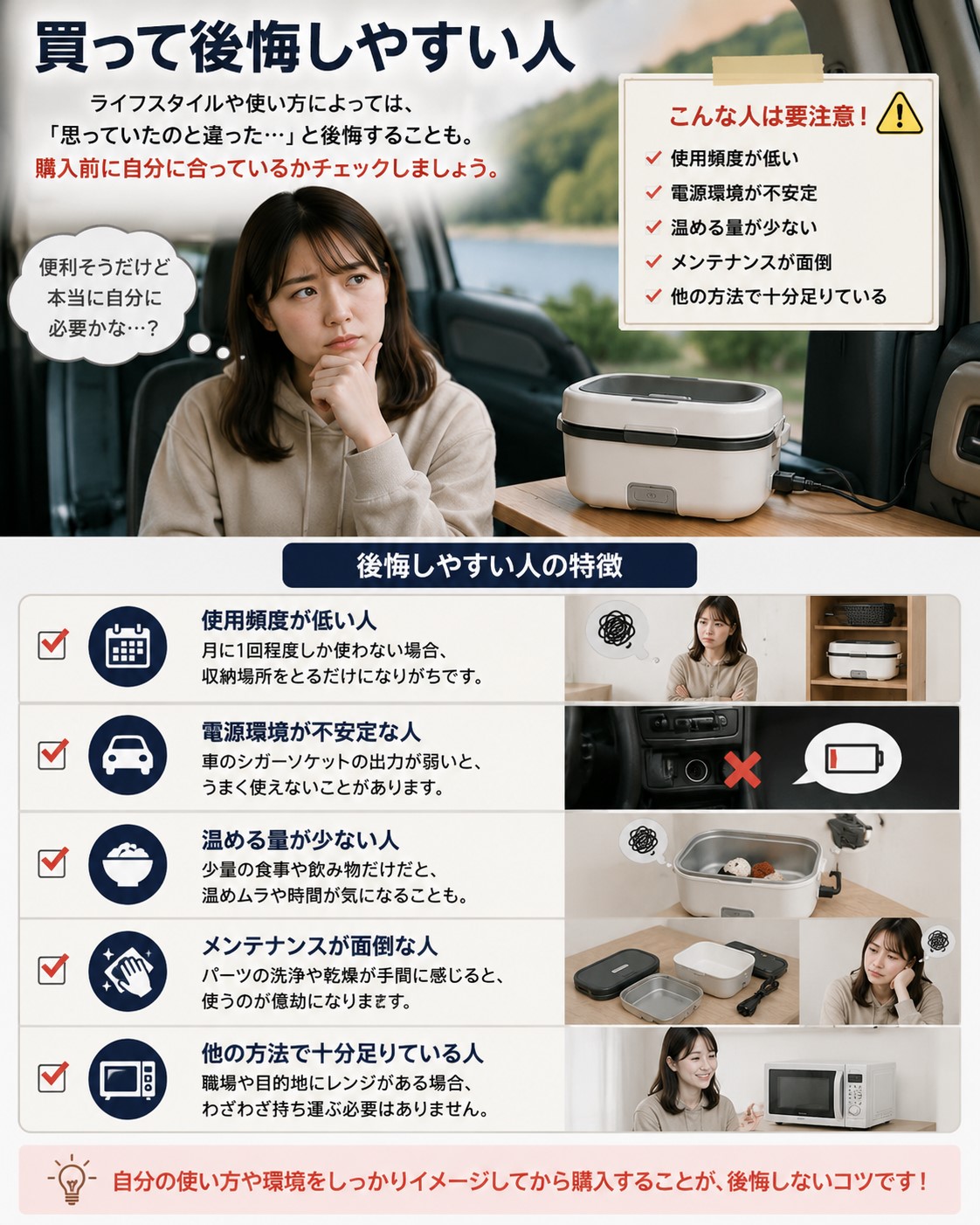買って後悔しやすい人