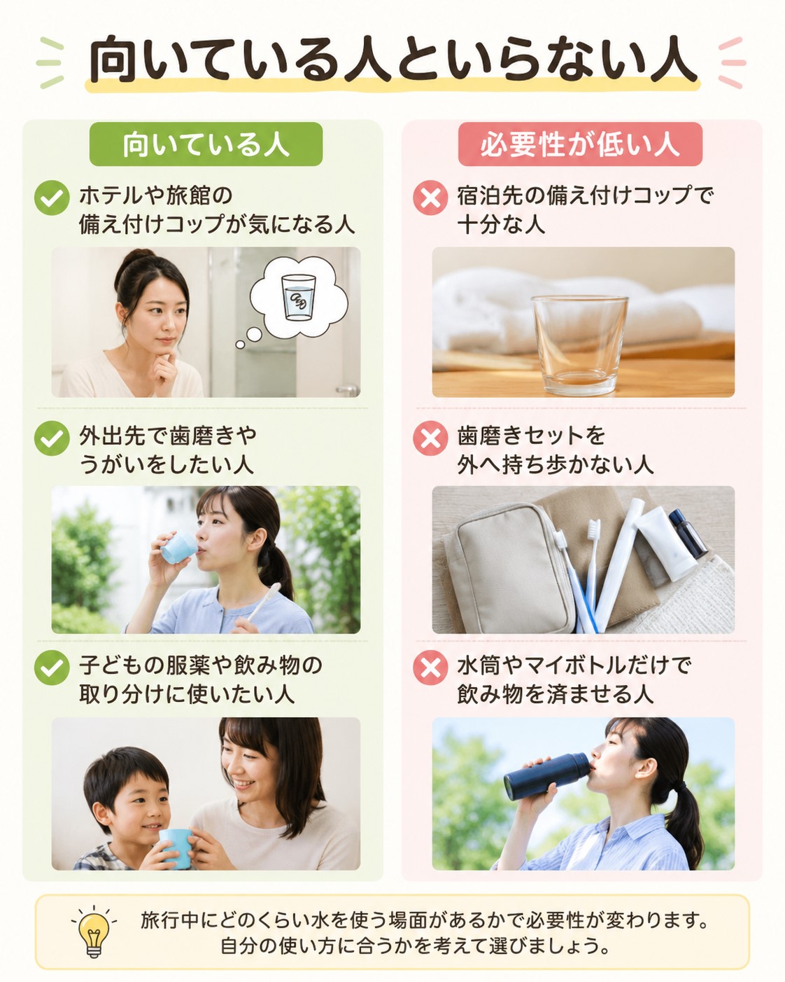 向いている人といらない人