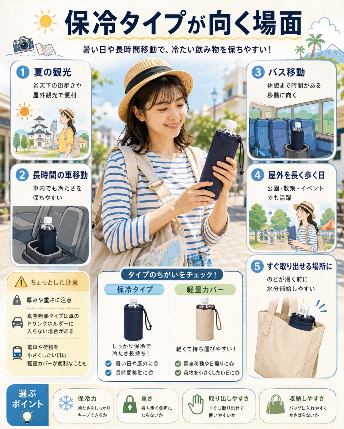 保冷タイプが向く場面