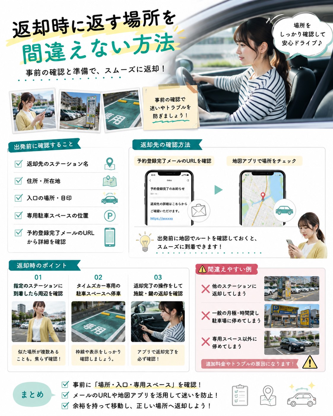 返却時に返す場所を間違えない方法