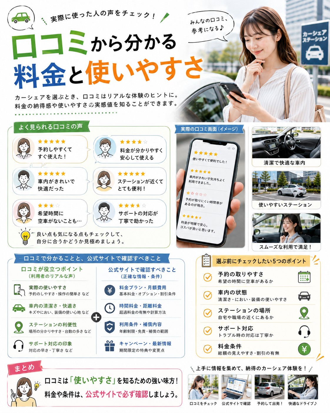 口コミから分かる料金と使いやすさ