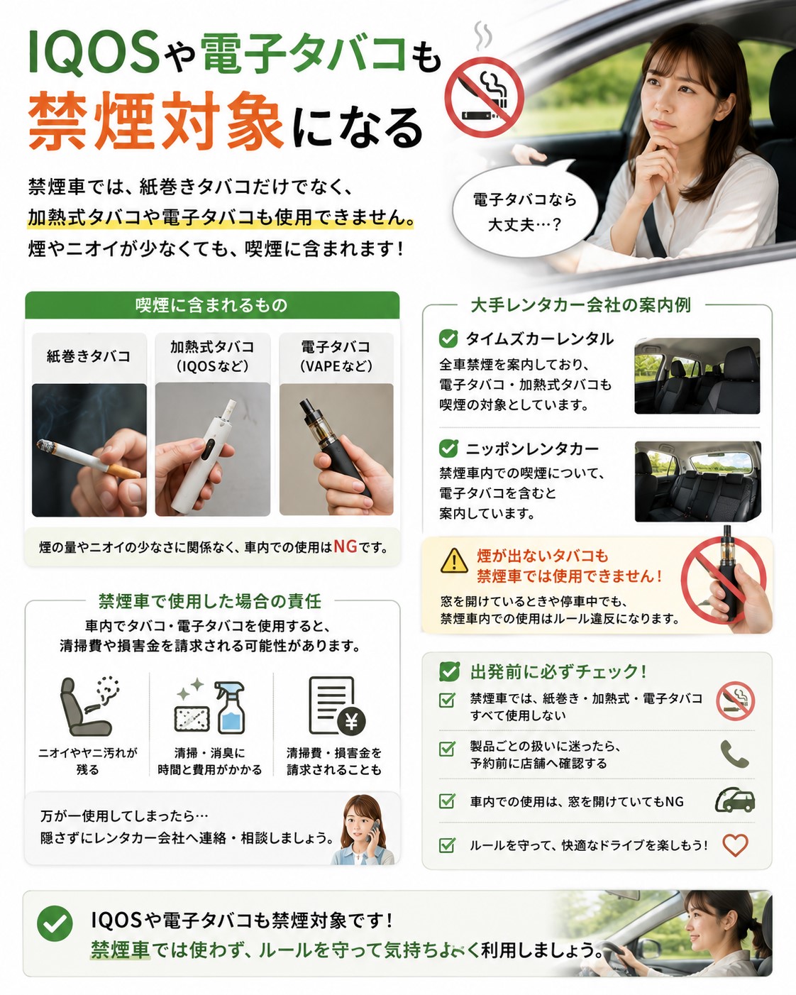 IQOSや電子タバコも禁煙対象になる