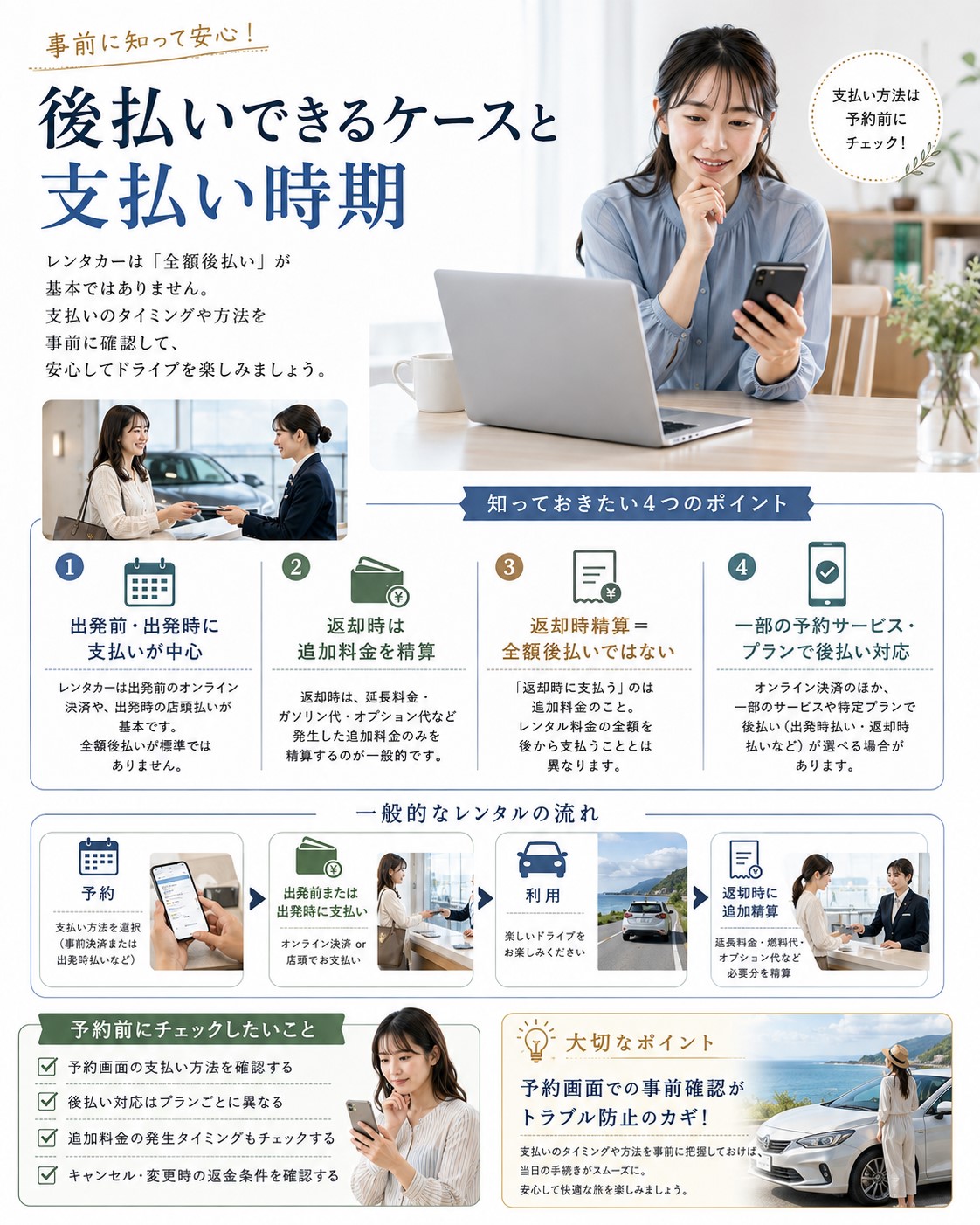後払いできるケースと支払い時期