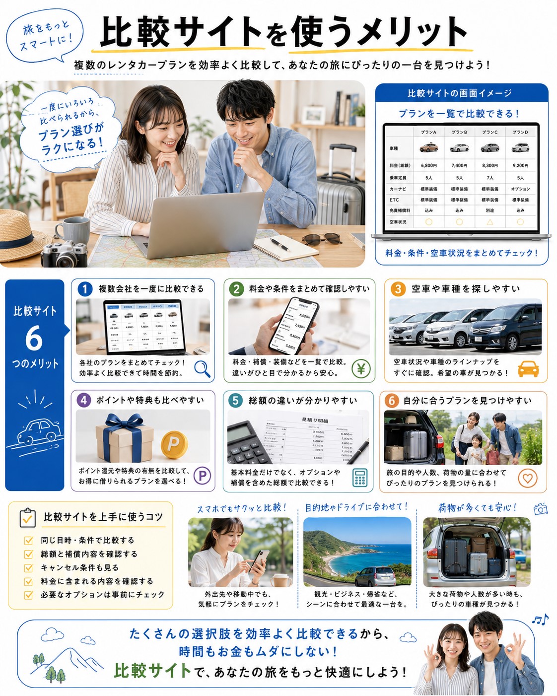 比較サイトを使うメリット