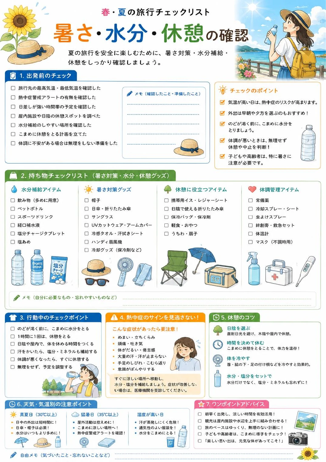 暑さ・水分・休憩の確認｜PDF 25ページ目
