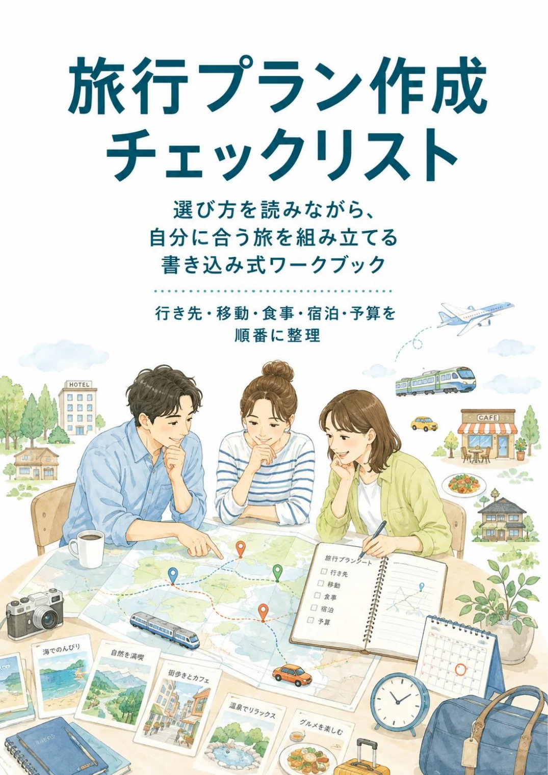旅行プラン作成チェックリスト｜無料PDFダウンロード