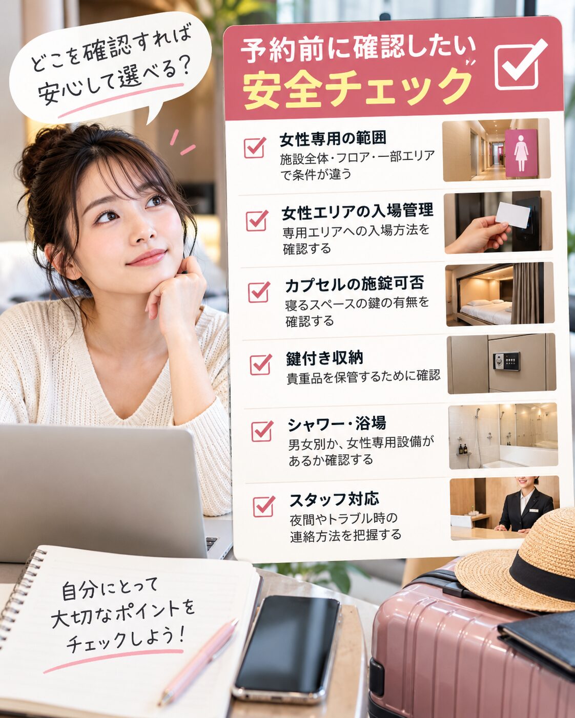 予約前に確認したい安全チェック