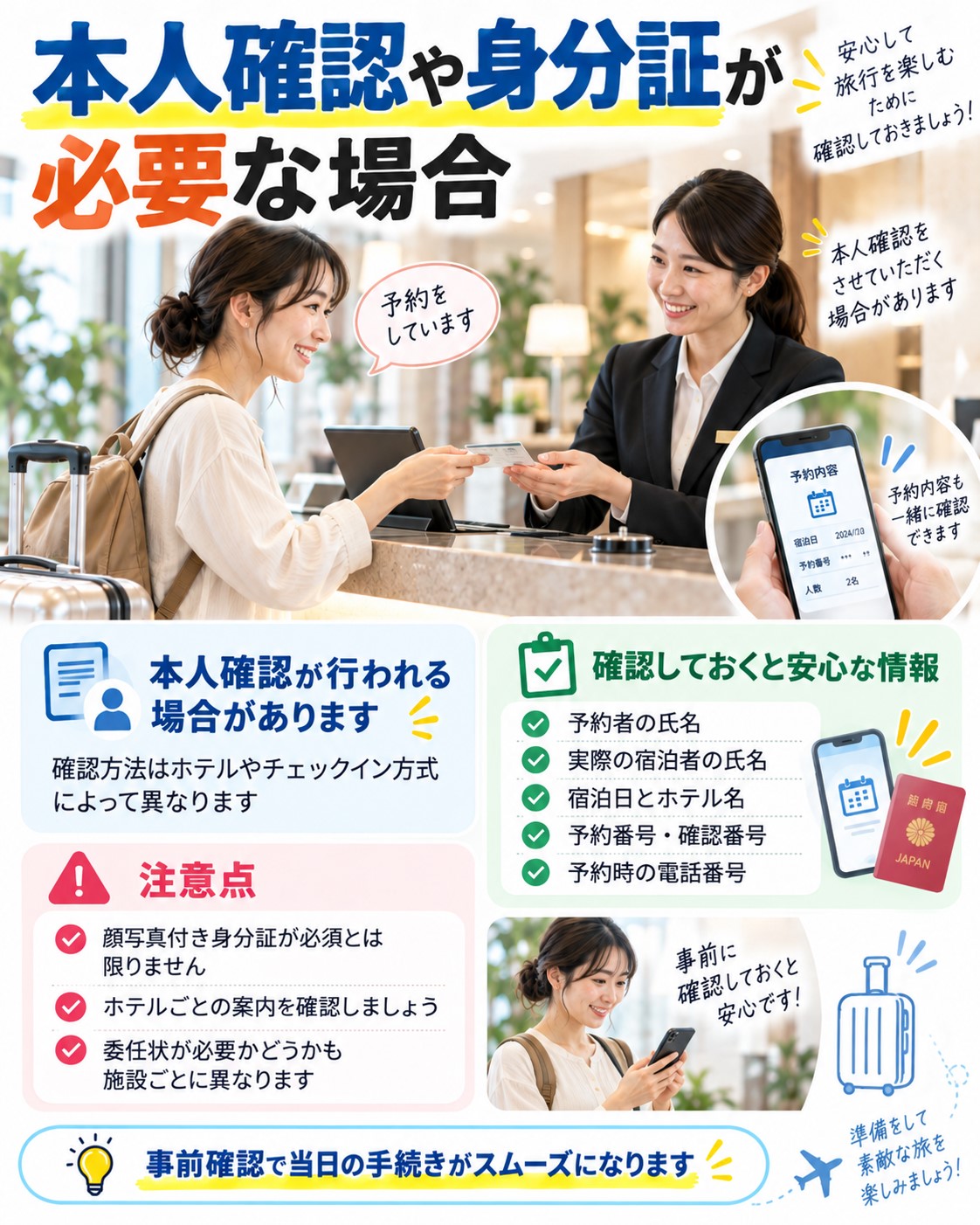 本人確認や身分証が必要な場合