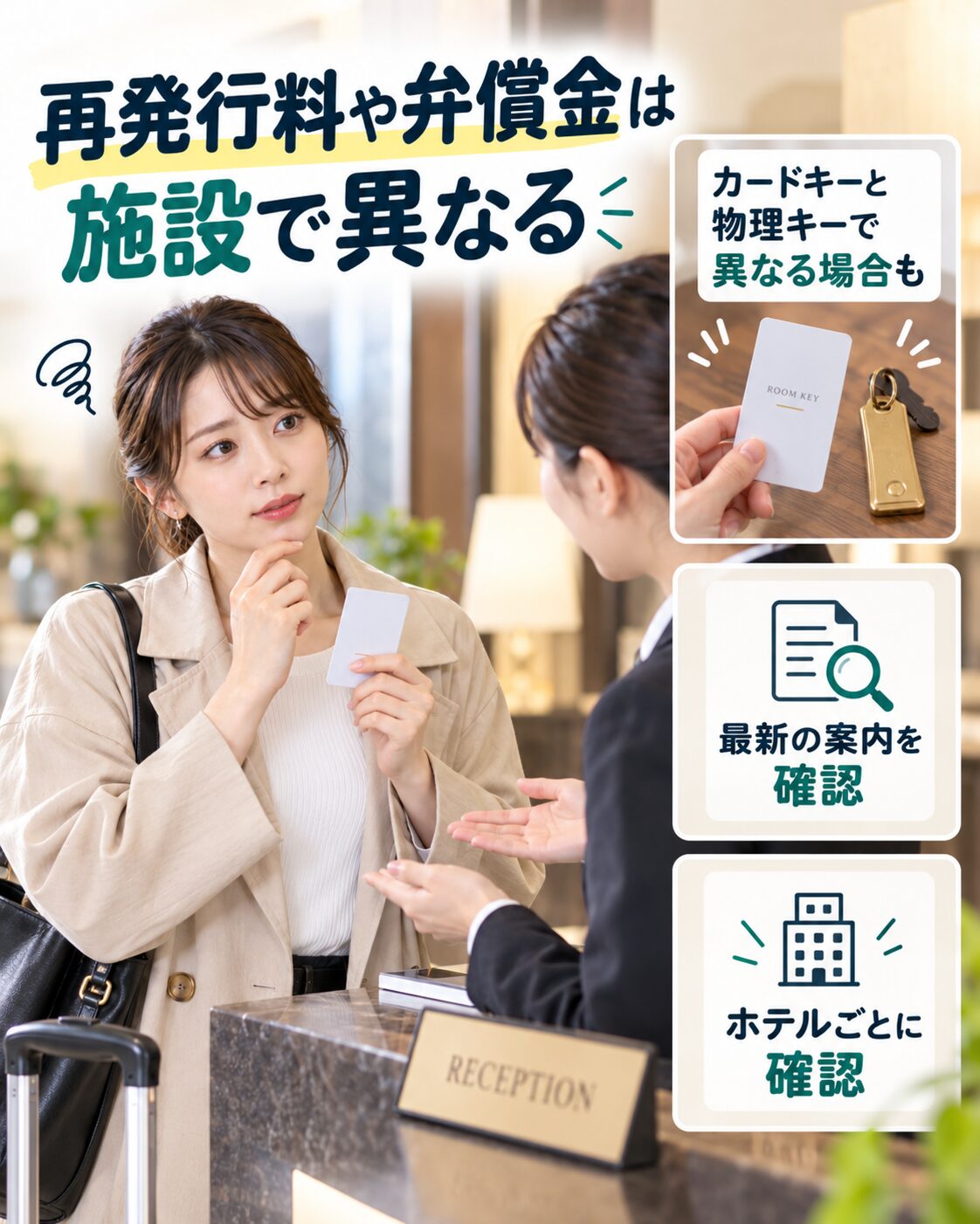 再発行料や弁償金は施設で異なる