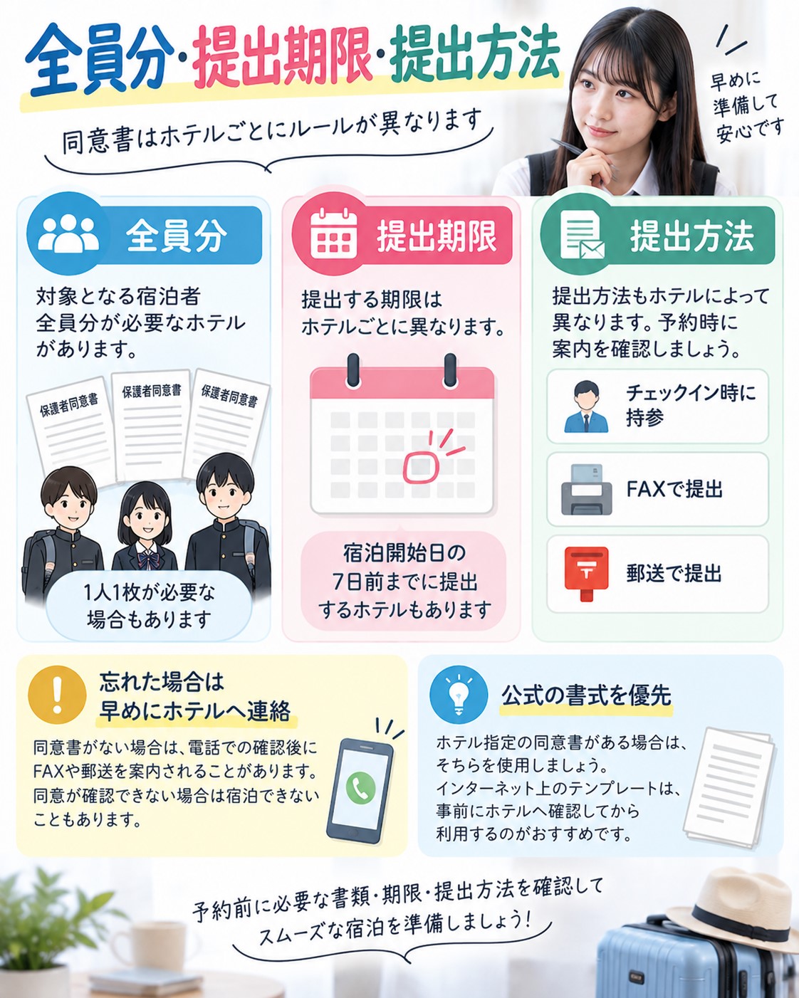全員分・提出期限・提出方法