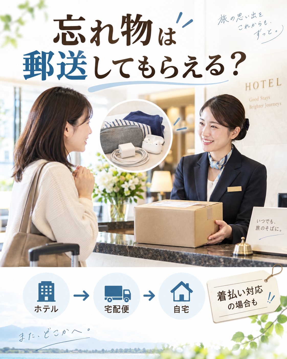 忘れ物は郵送してもらえる？
