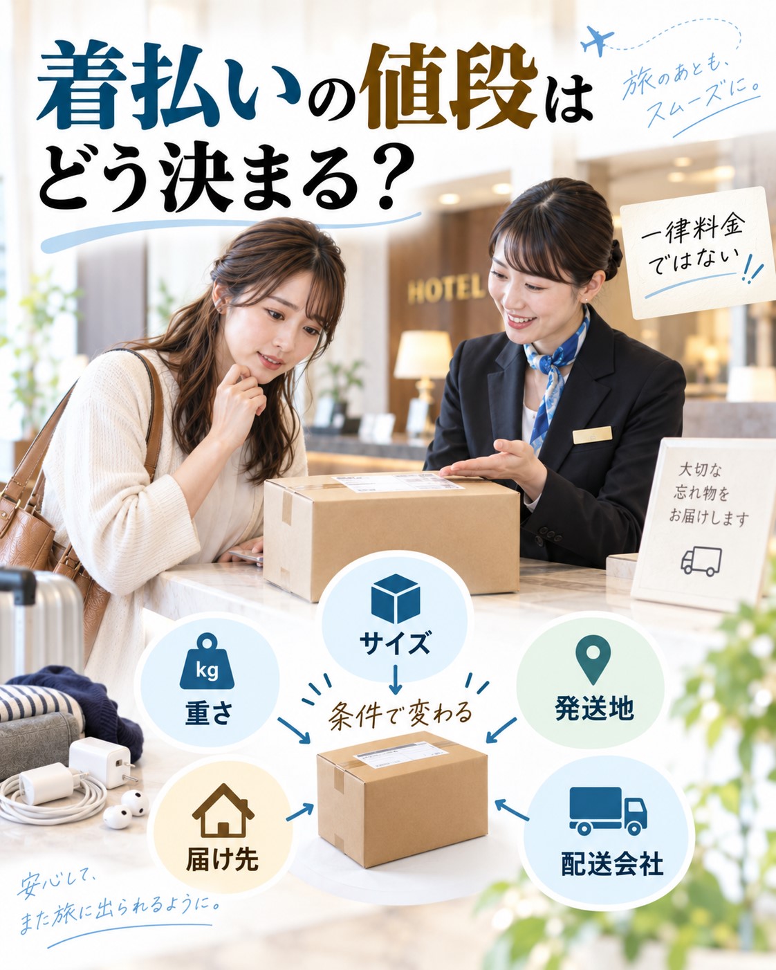 着払いの値段はどう決まる？