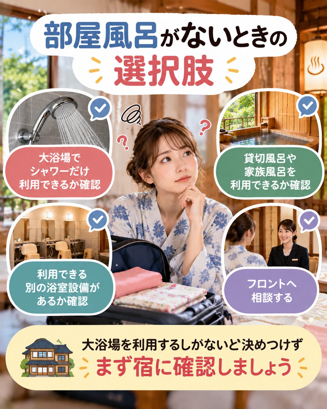 部屋風呂がないときの選択肢