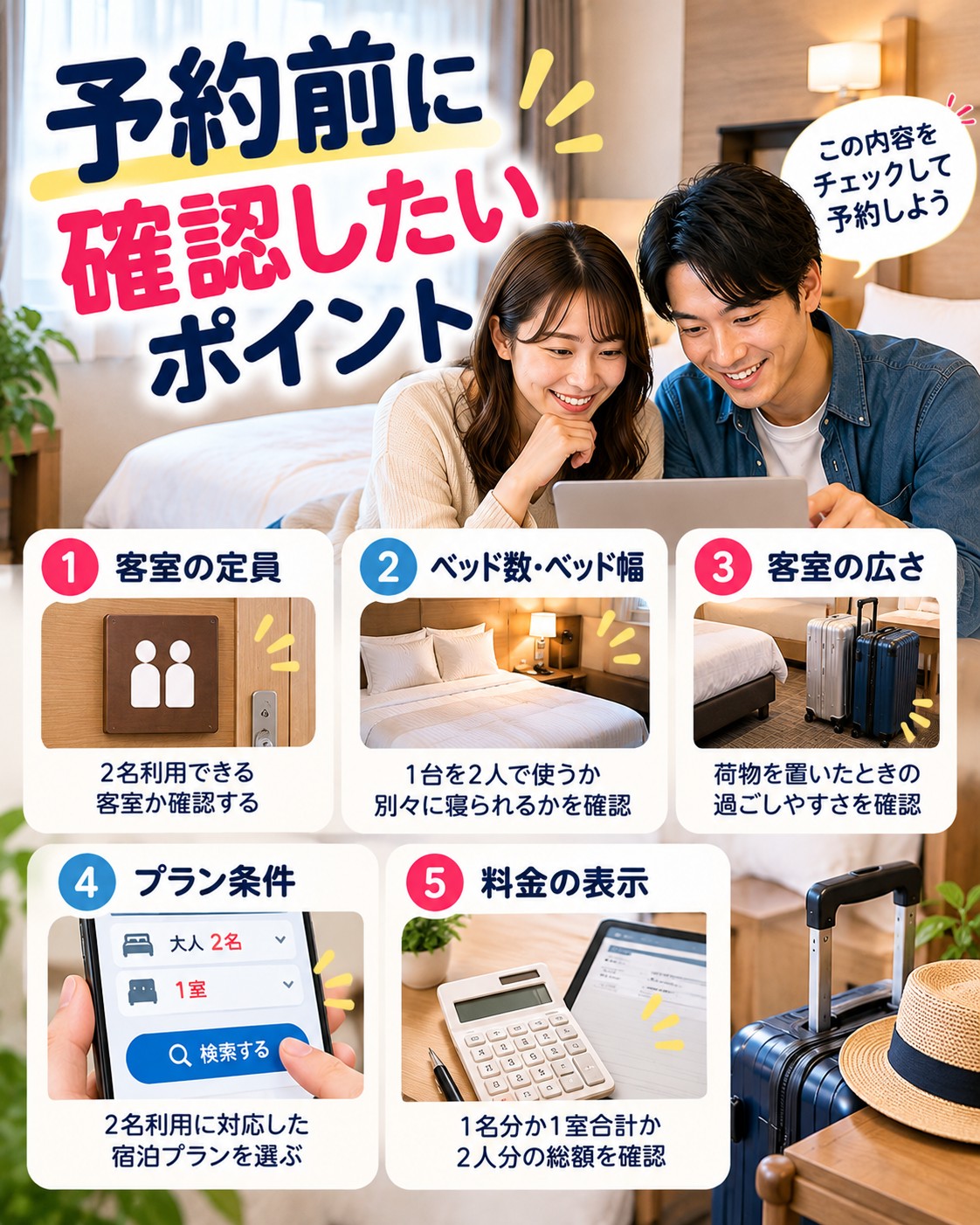 予約前に確認したいポイント