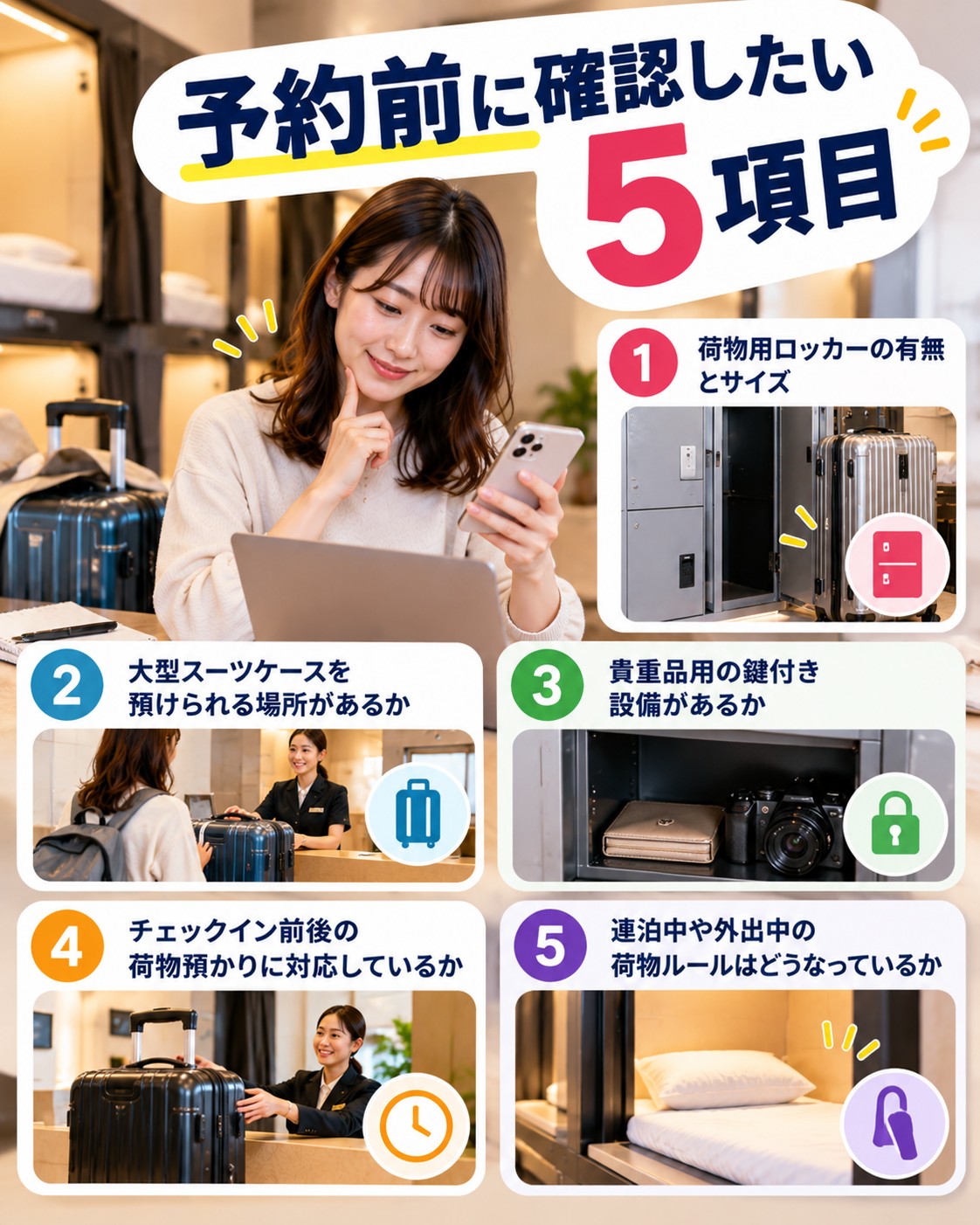 予約前に確認したい5項目