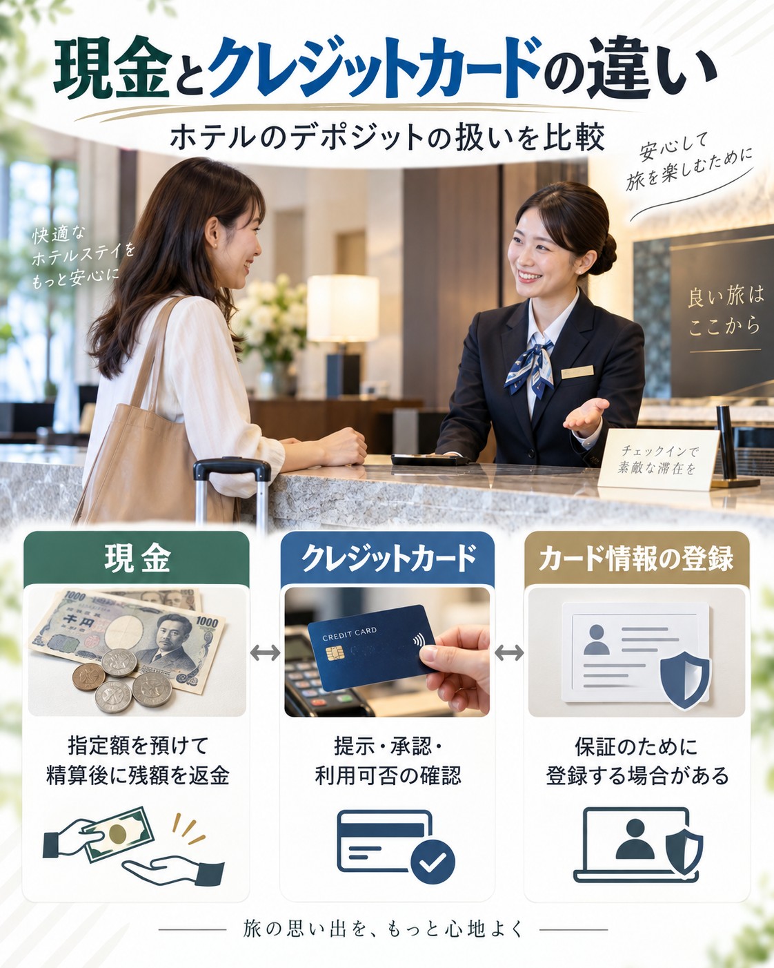 現金とクレジットカードの違い