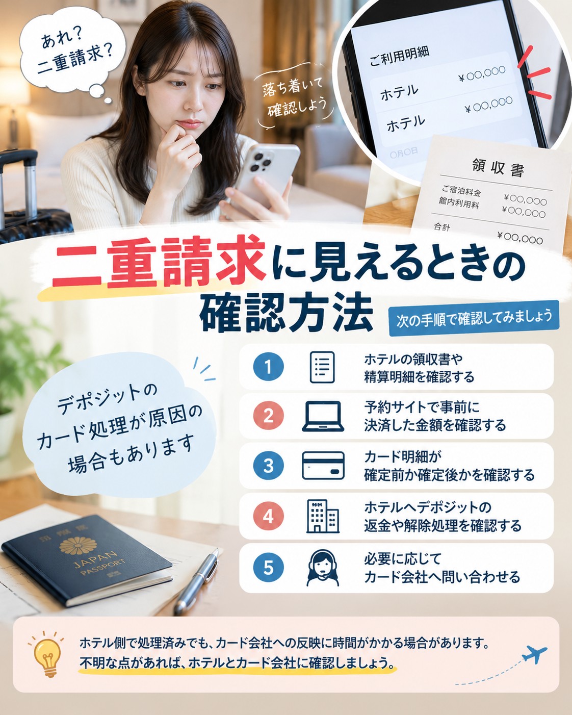 二重請求に見えるときの確認方法