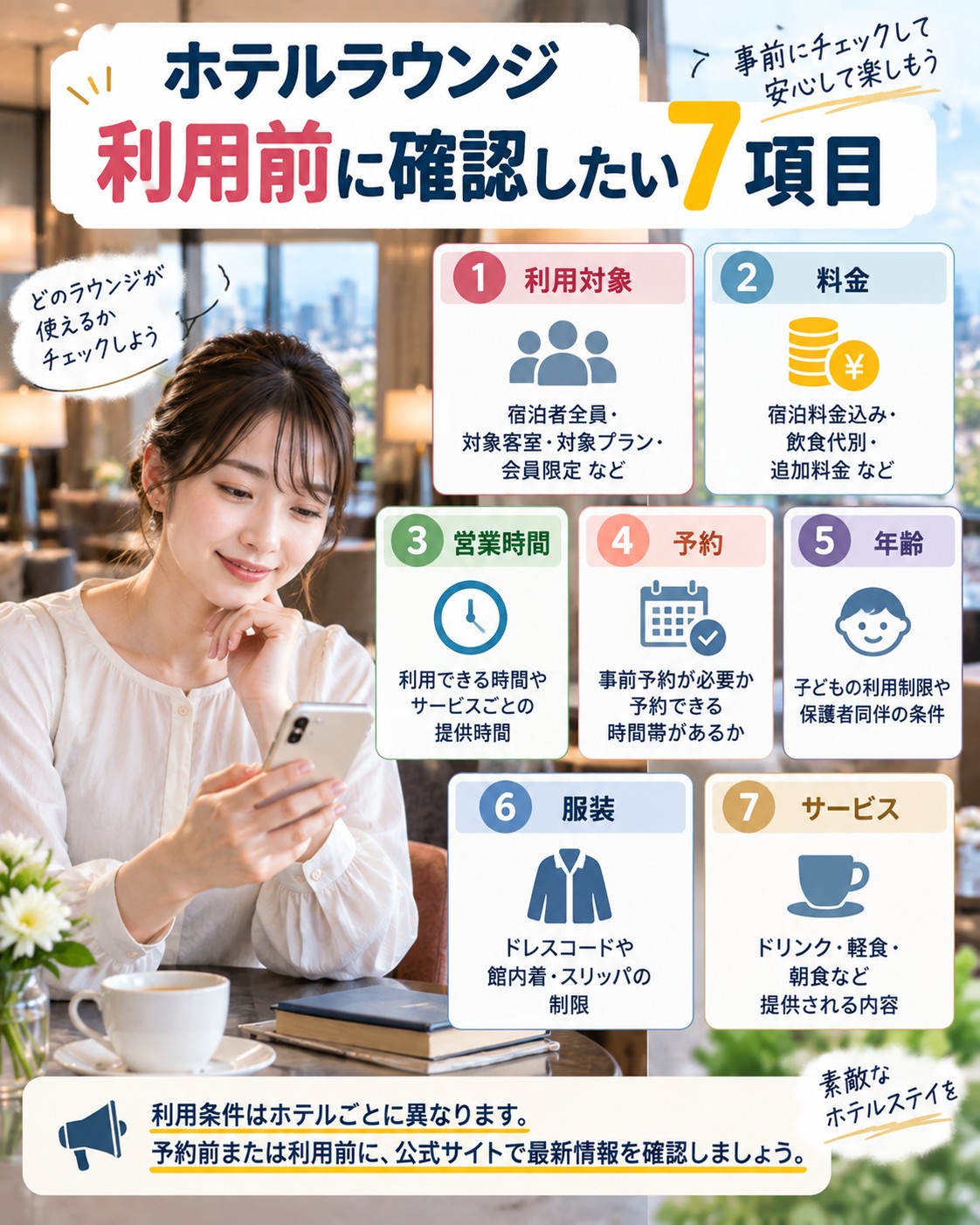 利用前に確認したい7項目