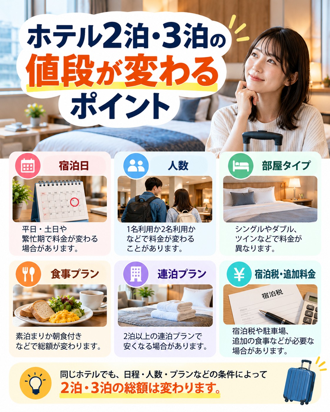 テル2泊・3泊の値段が変わるポイント