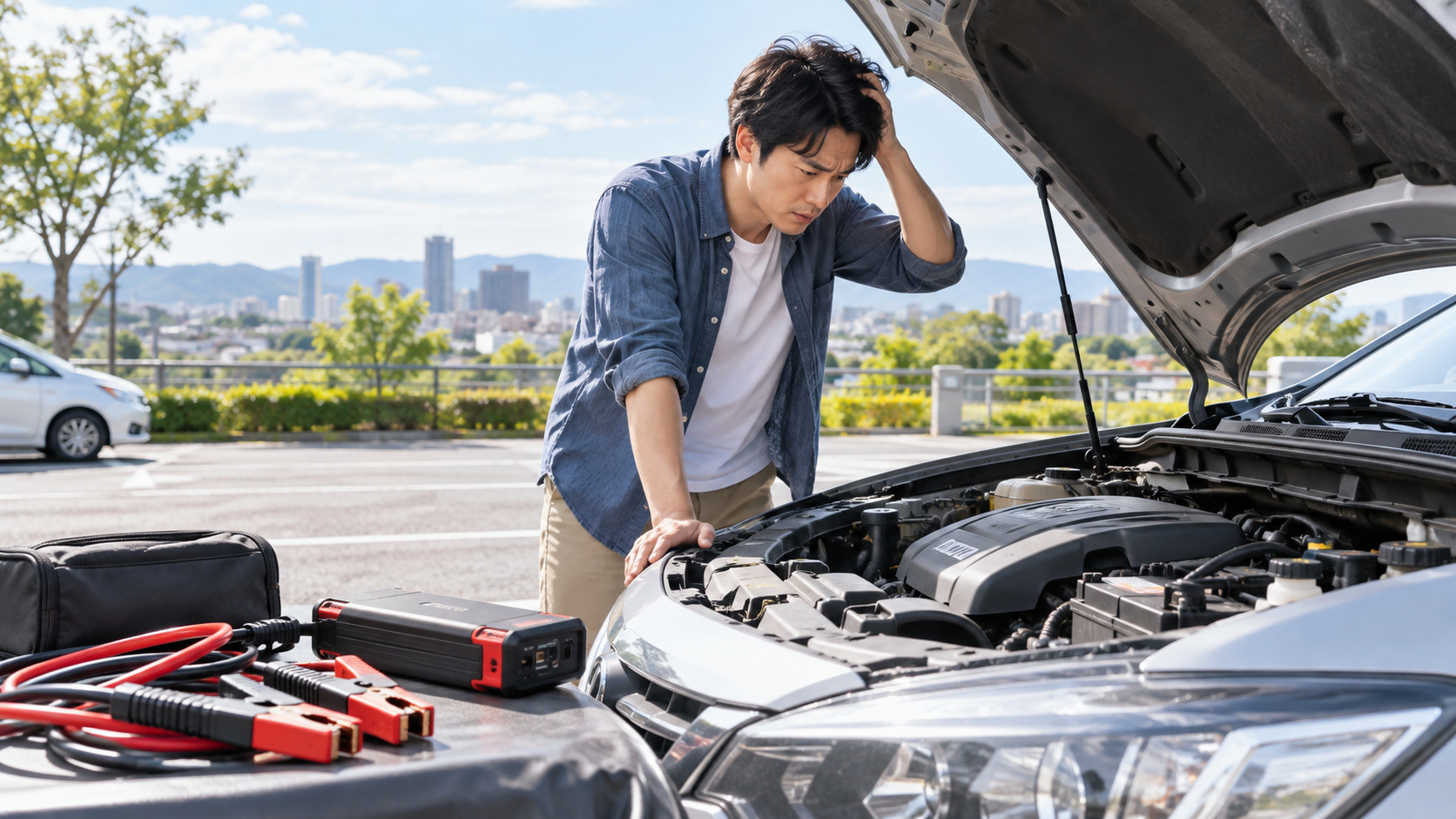 車のバッテリー上がりは自然回復する？電気はつくのにセルが回らない原因と安全な対処法
