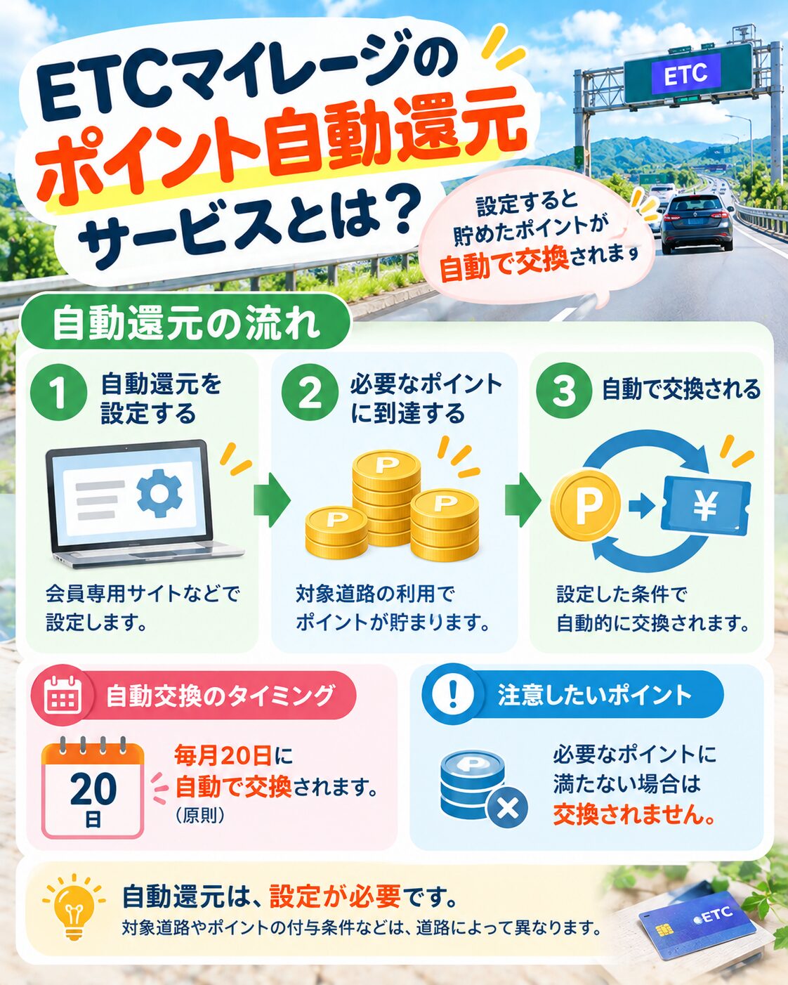 ポイント自動還元サービスとは?