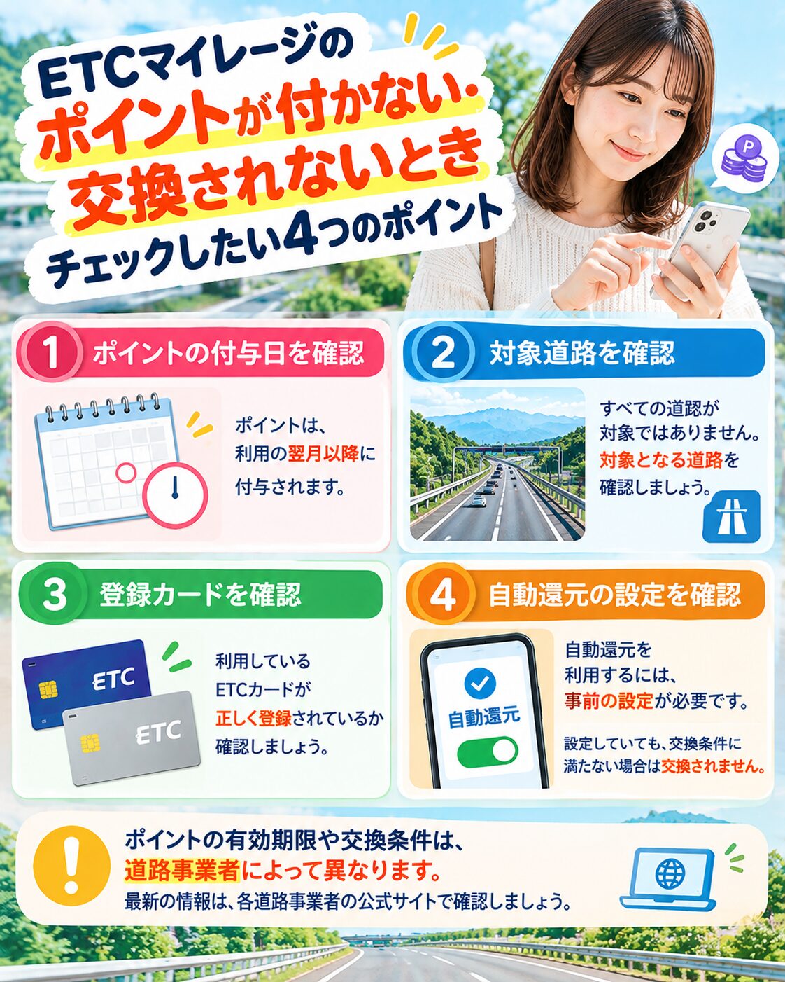 ポイントが付かない・交換されないとき