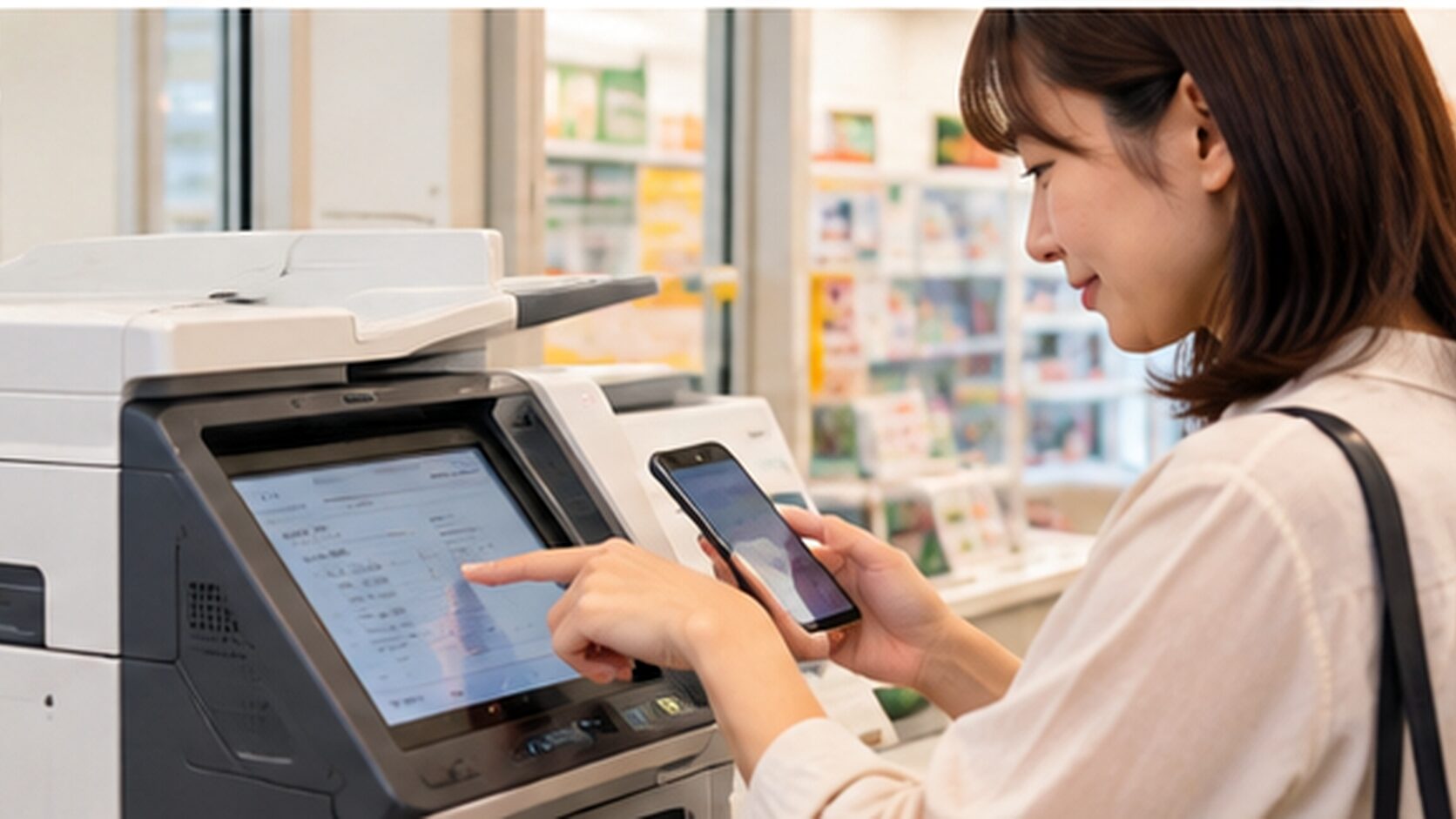 コンビニで印刷する方法と料金