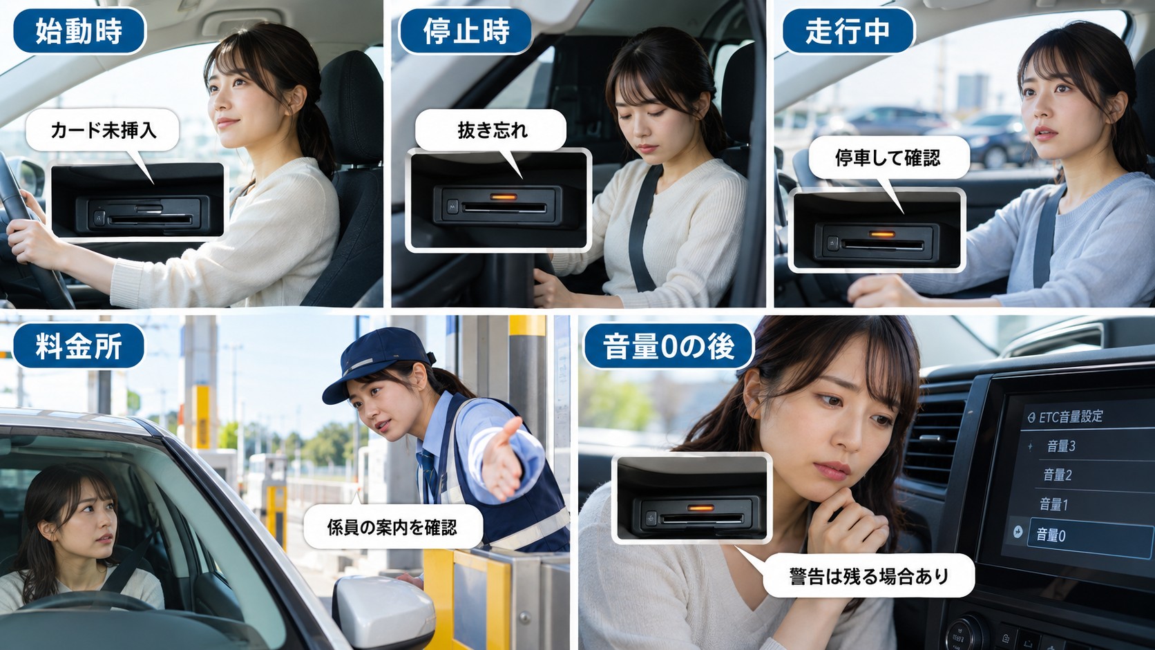 ETCがピーピー鳴る原因と安全な対処