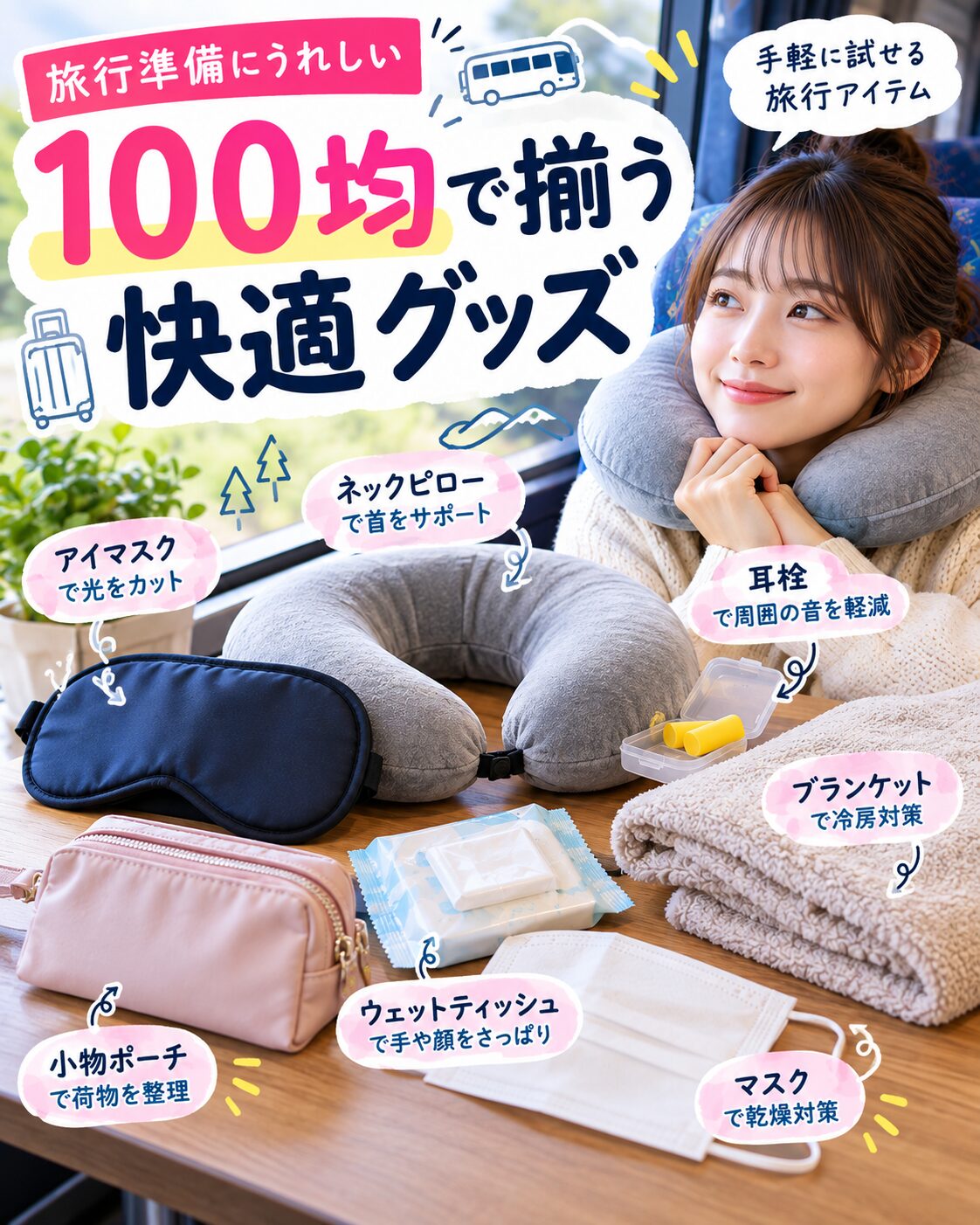 100均で揃う快適グッズ