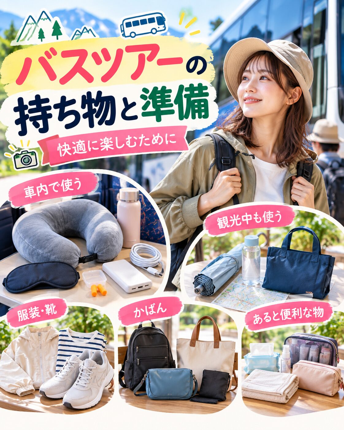 バスツアーの持ち物と準備