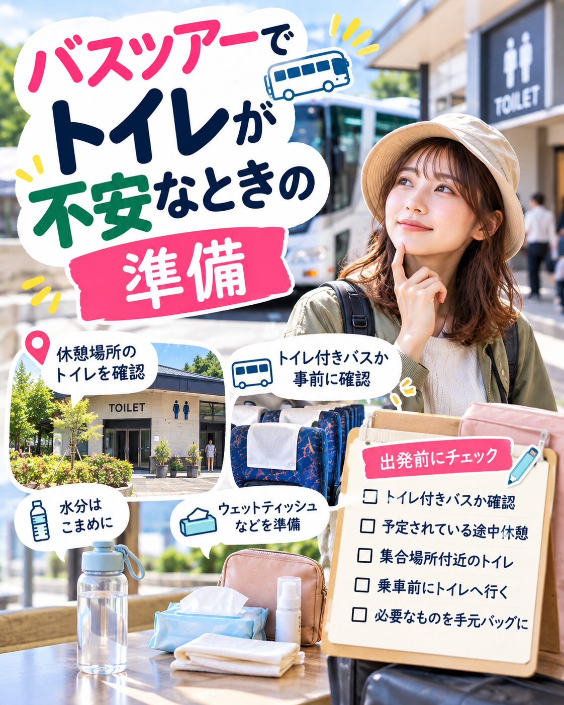 トイレが不安なときの準備