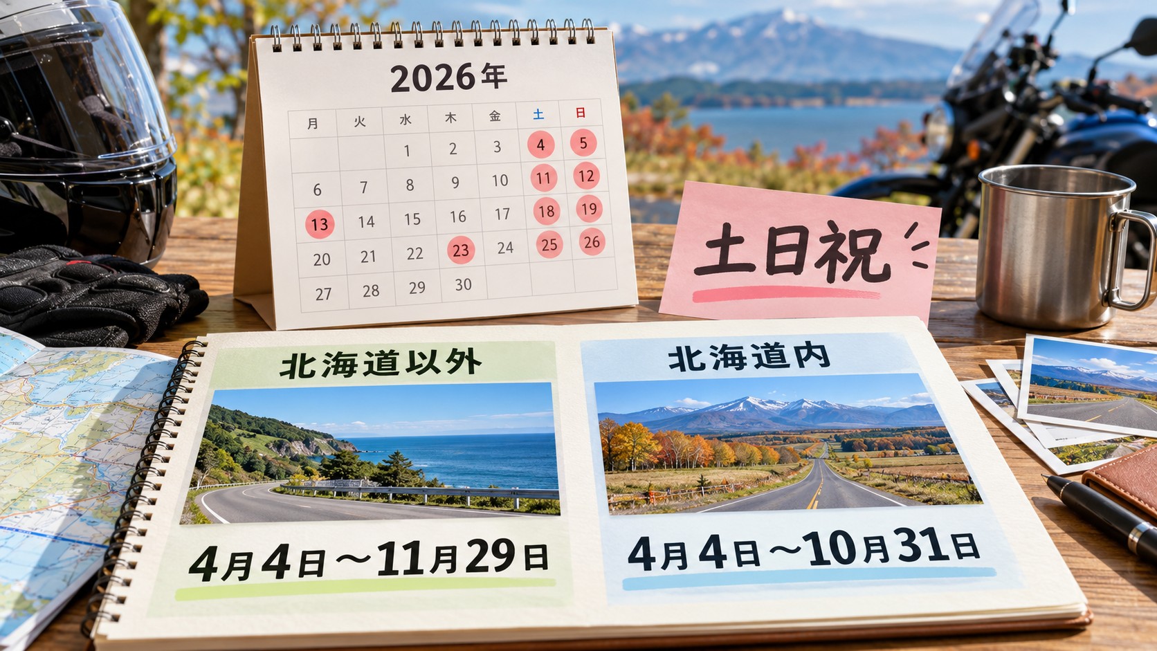 対象日は土日祝・北海道は10月末まで