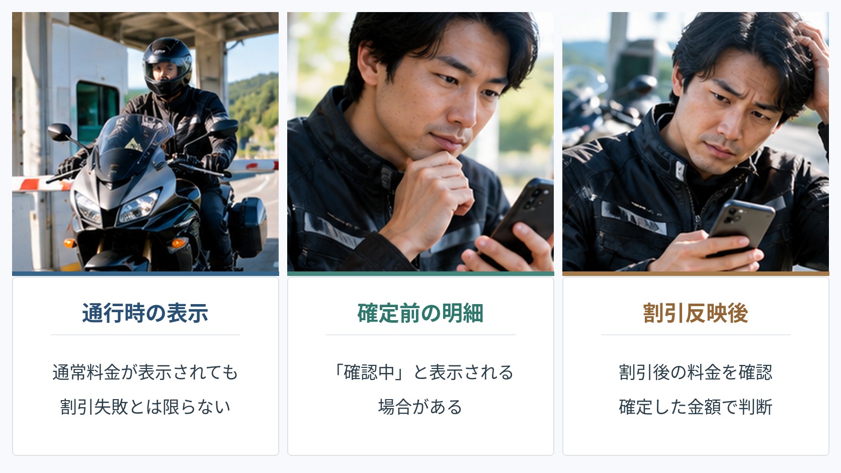 割引されないとき・明細反映の確認
