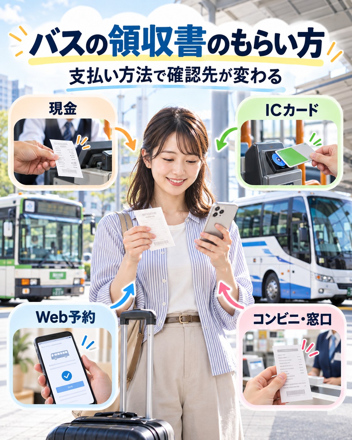 バスの領収書のもらい方