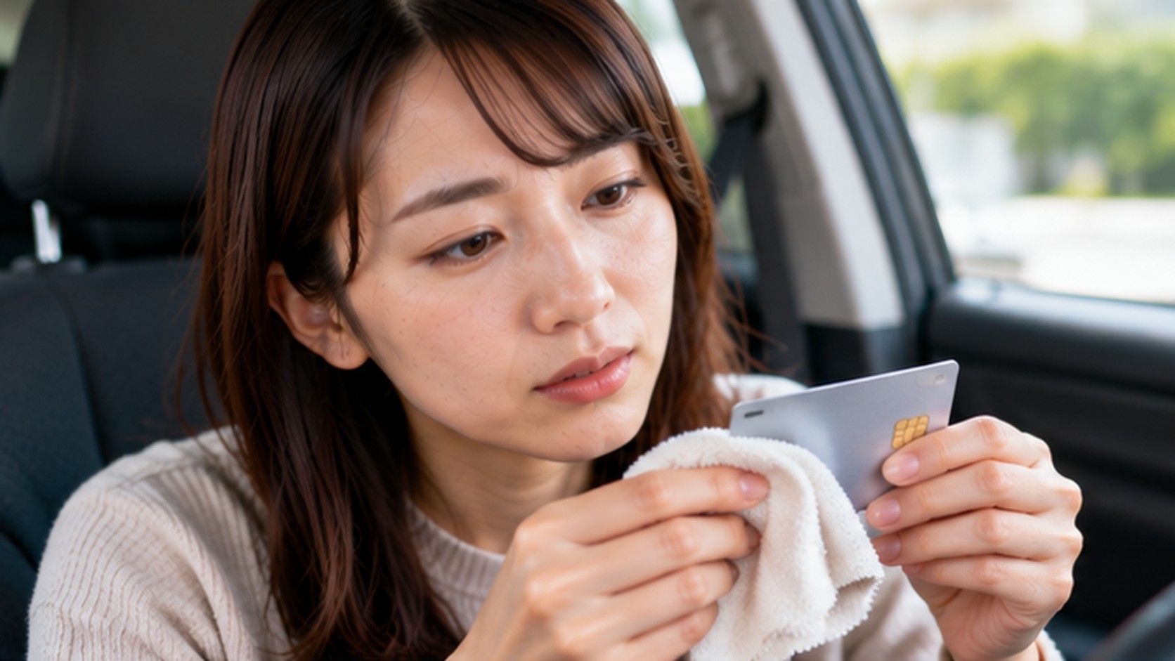 エラー02で読み込めないときはカード接触面を確認