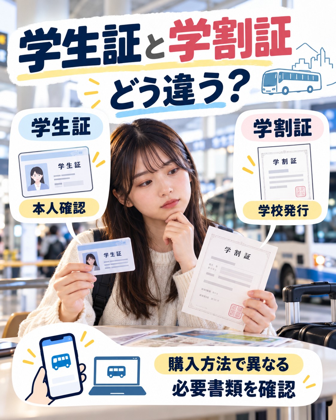 学生証と学割証はどう違う？