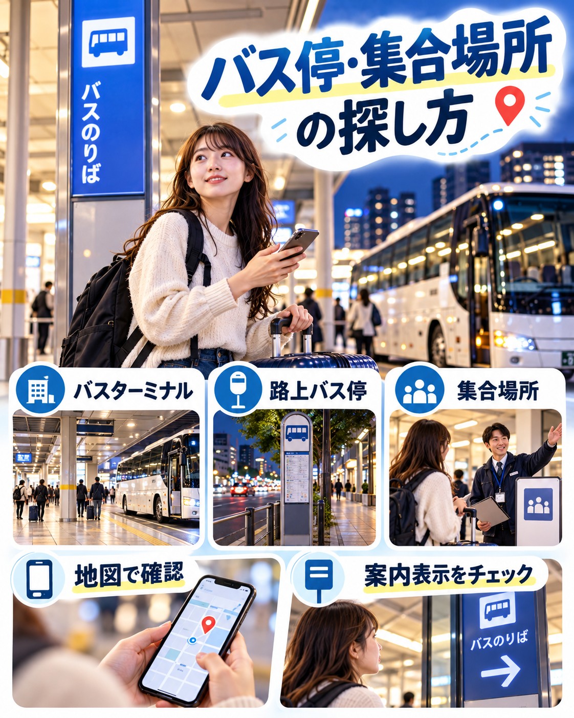 夜行バスの乗り方を5ステップで確認