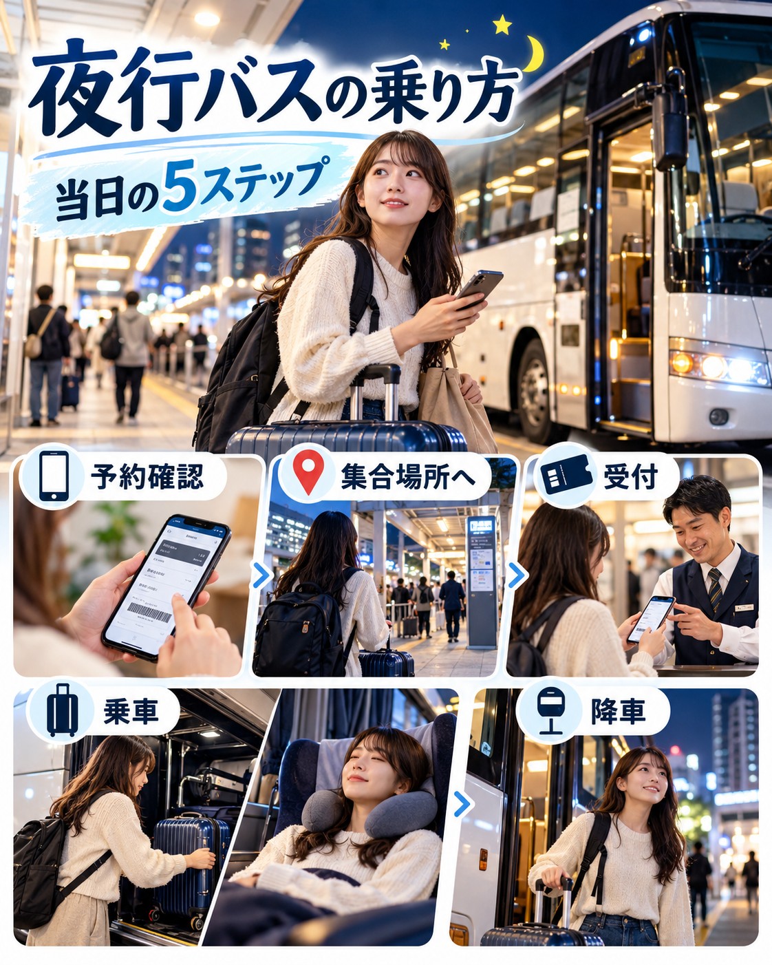 乗車受付では何を見せる？