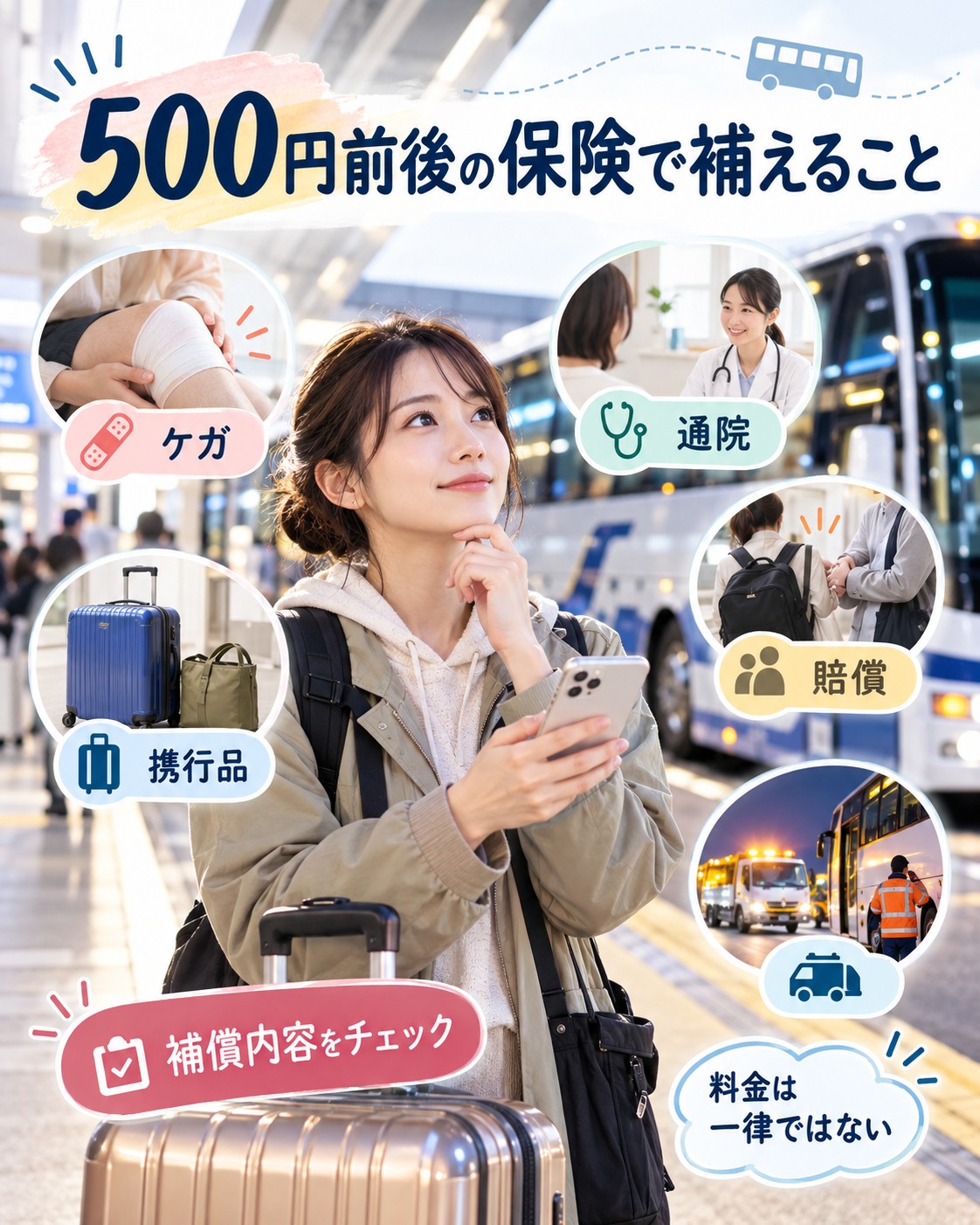 500円前後の保険で補えること