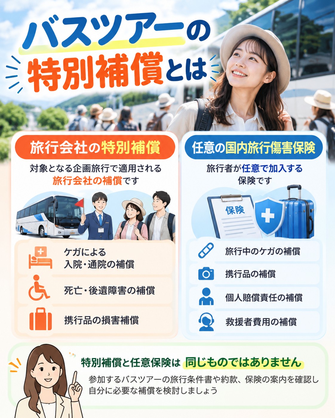 バスツアーの特別補償とは