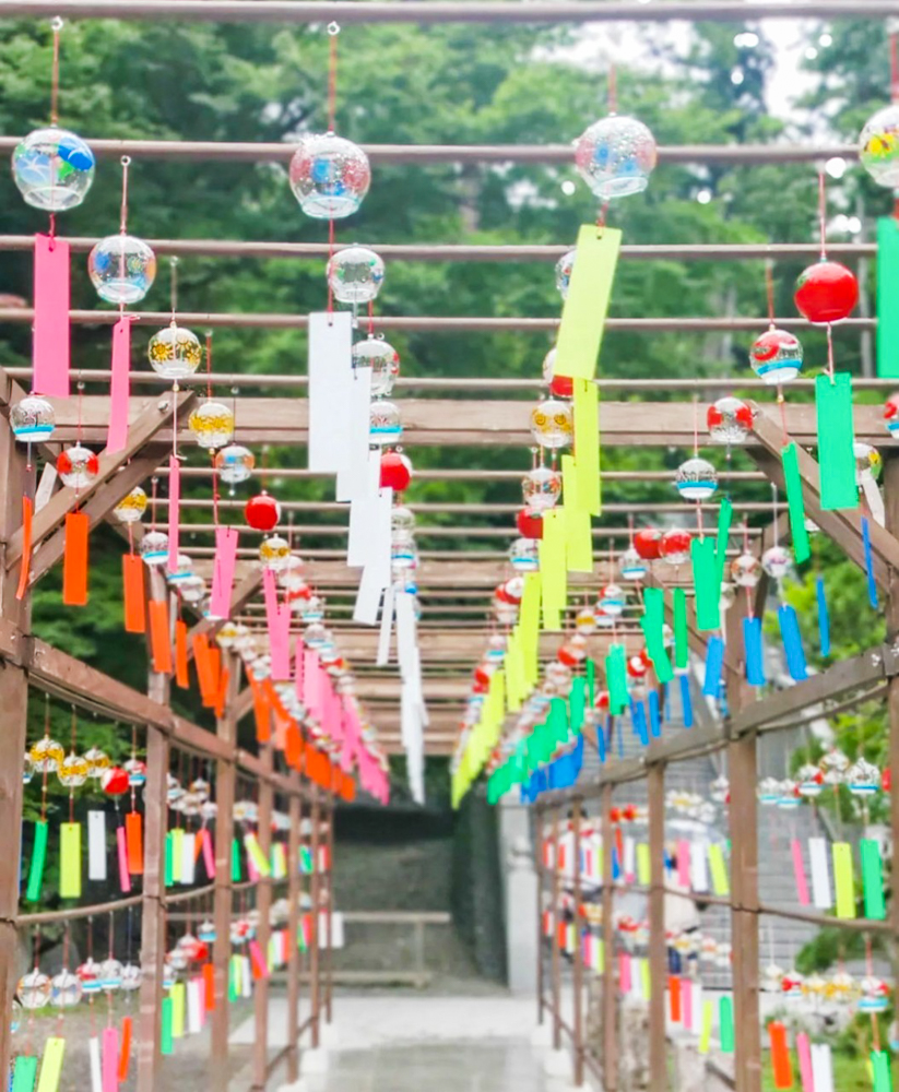 法多山尊永寺、風鈴、6月夏、静岡県袋井市の観光・撮影スポットの名所