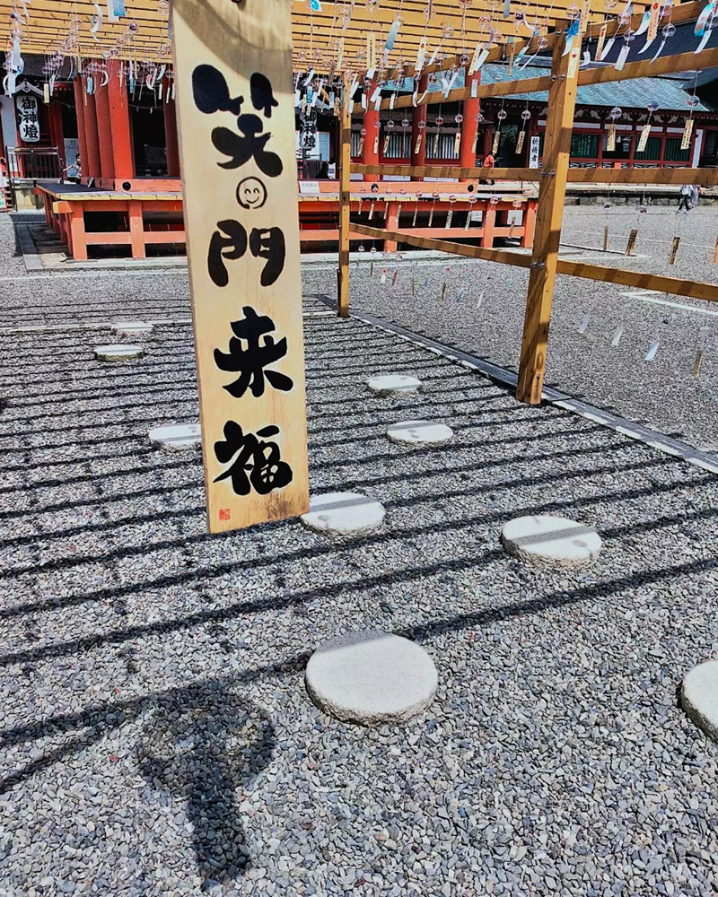 南宮大社、風鈴、7月夏、岐阜県不破郡の観光・撮影スポットの画像と写真