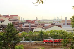 聚楽園(しゅうらくえん)　（展望台からの風景）　愛知県東海市の観光・撮影スポットの写真や画像