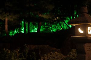 徳川園夜会　（ライトアップ）　名古屋市東区撮影スポットの写真や画像