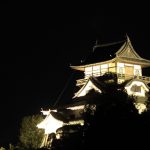犬山城　ライトアップ　愛知県犬山市観光・風景撮影スポットの写真や画像