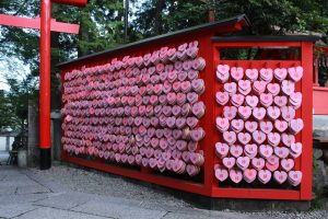 三光稲荷神社　絵馬　縁結び　愛知県犬山市観光・風景撮影スポット写真や画像