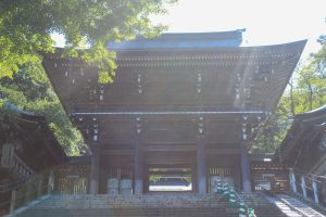 伊奈波神社　神門　岐阜県岐阜市観光・撮影スポットの写真や画像