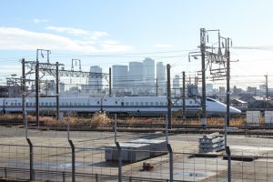 JR名古屋車両所　新幹線置き場　停泊所　名古屋市名古屋市中村区の観光・撮影スポットの写真や画像