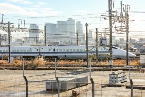 JR名古屋車両所　新幹線置き場　停泊所　名古屋市名古屋市中村区の観光・撮影スポットの写真や画像